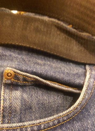 Buks udskiftning af lynlås i jeans - arbejdsbuks - habitbuks - arbejdsbusk 